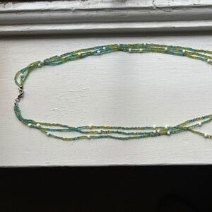 Beaded summer necklace